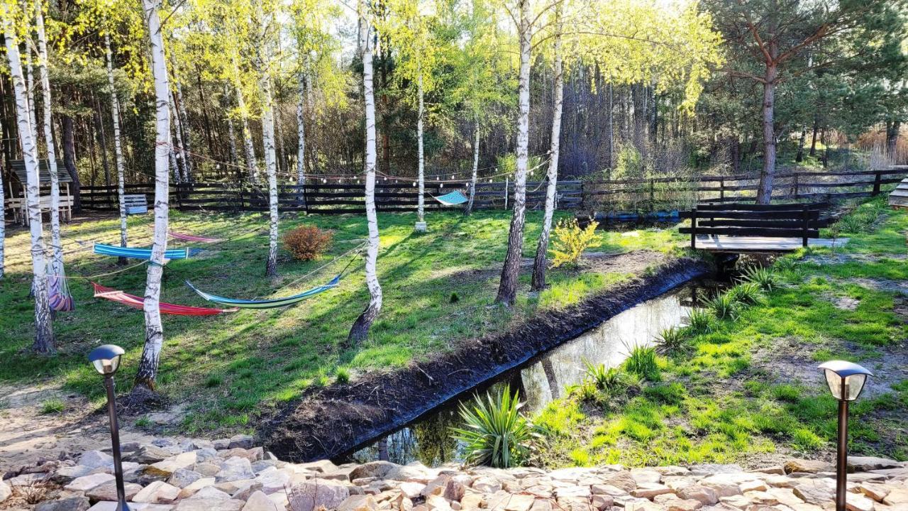 Vip Village Las Woda Rower - Podgrzewany Basen, Balia, Sauna Miedzierza Экстерьер фото