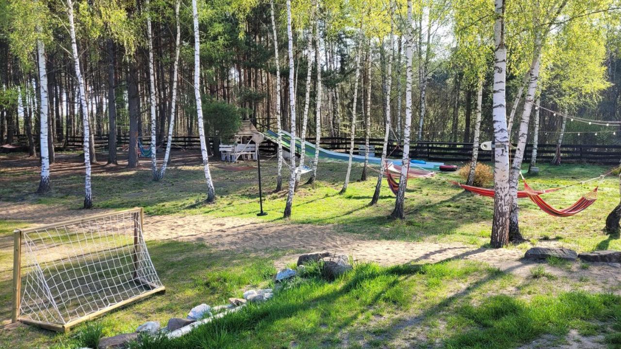 Vip Village Las Woda Rower - Podgrzewany Basen, Balia, Sauna Miedzierza Экстерьер фото
