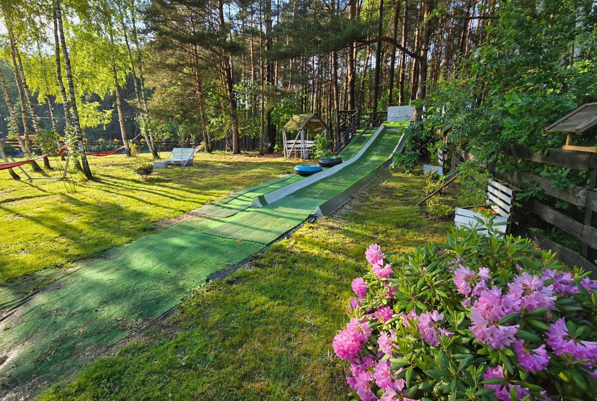 Vip Village Las Woda Rower - Podgrzewany Basen, Balia, Sauna Miedzierza Экстерьер фото