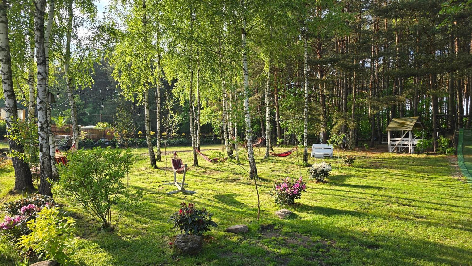 Vip Village Las Woda Rower - Podgrzewany Basen, Balia, Sauna Miedzierza Экстерьер фото
