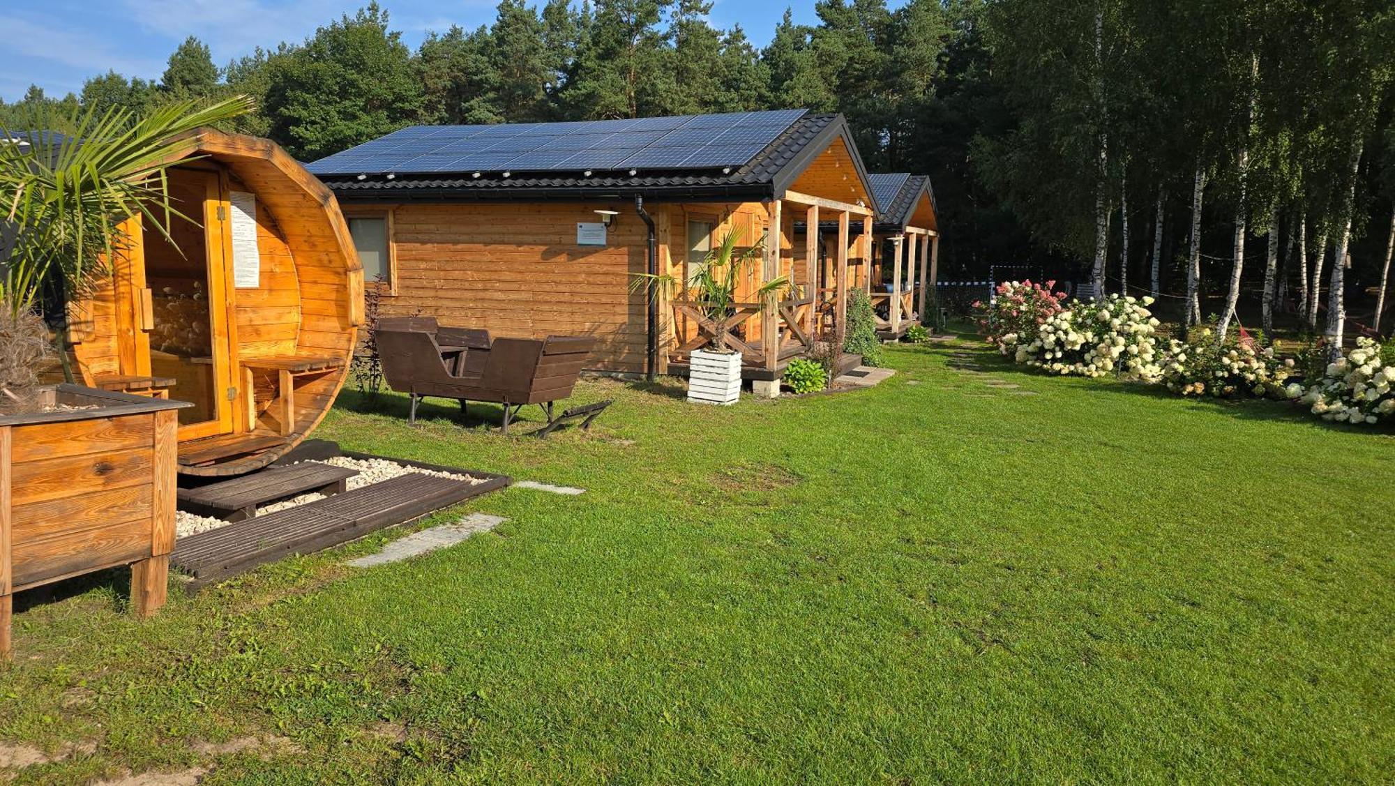 Vip Village Las Woda Rower - Podgrzewany Basen, Balia, Sauna Miedzierza Экстерьер фото