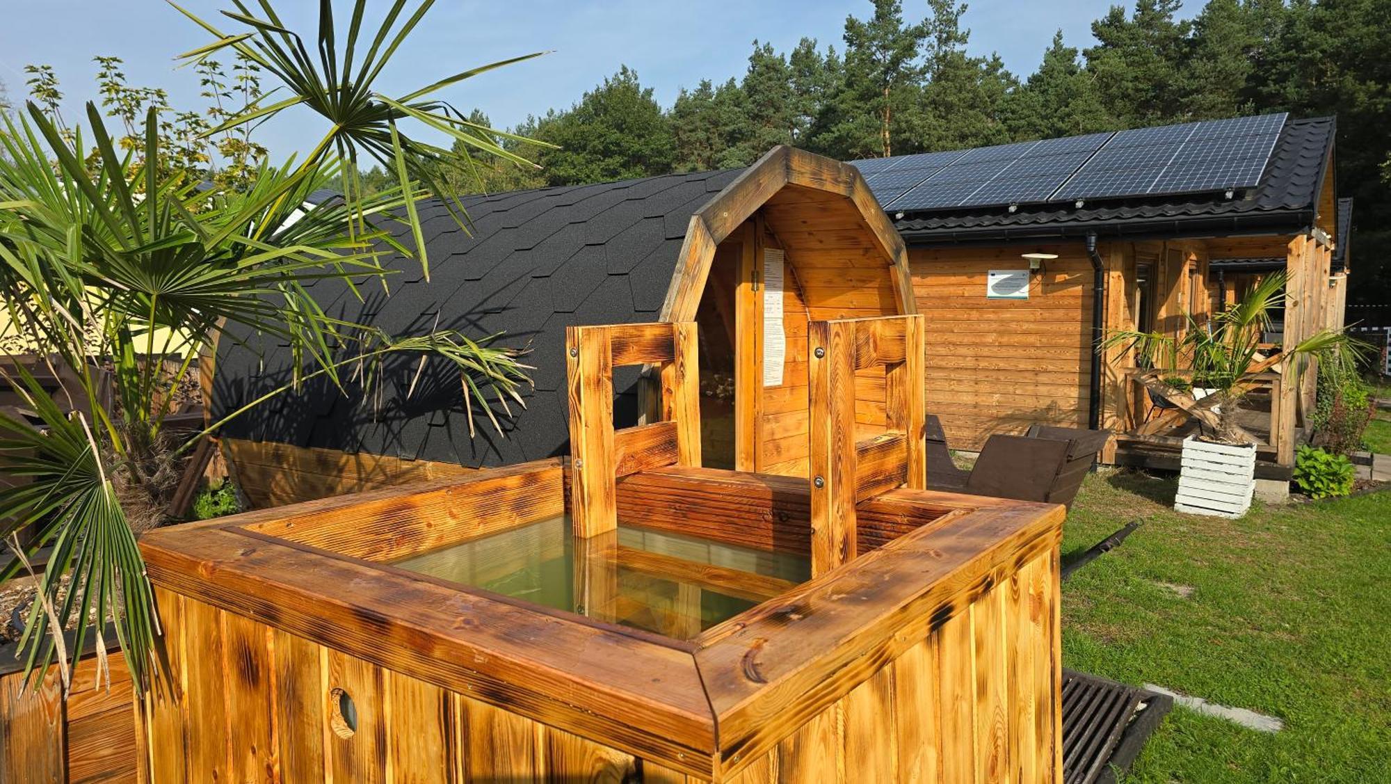 Vip Village Las Woda Rower - Podgrzewany Basen, Balia, Sauna Miedzierza Экстерьер фото