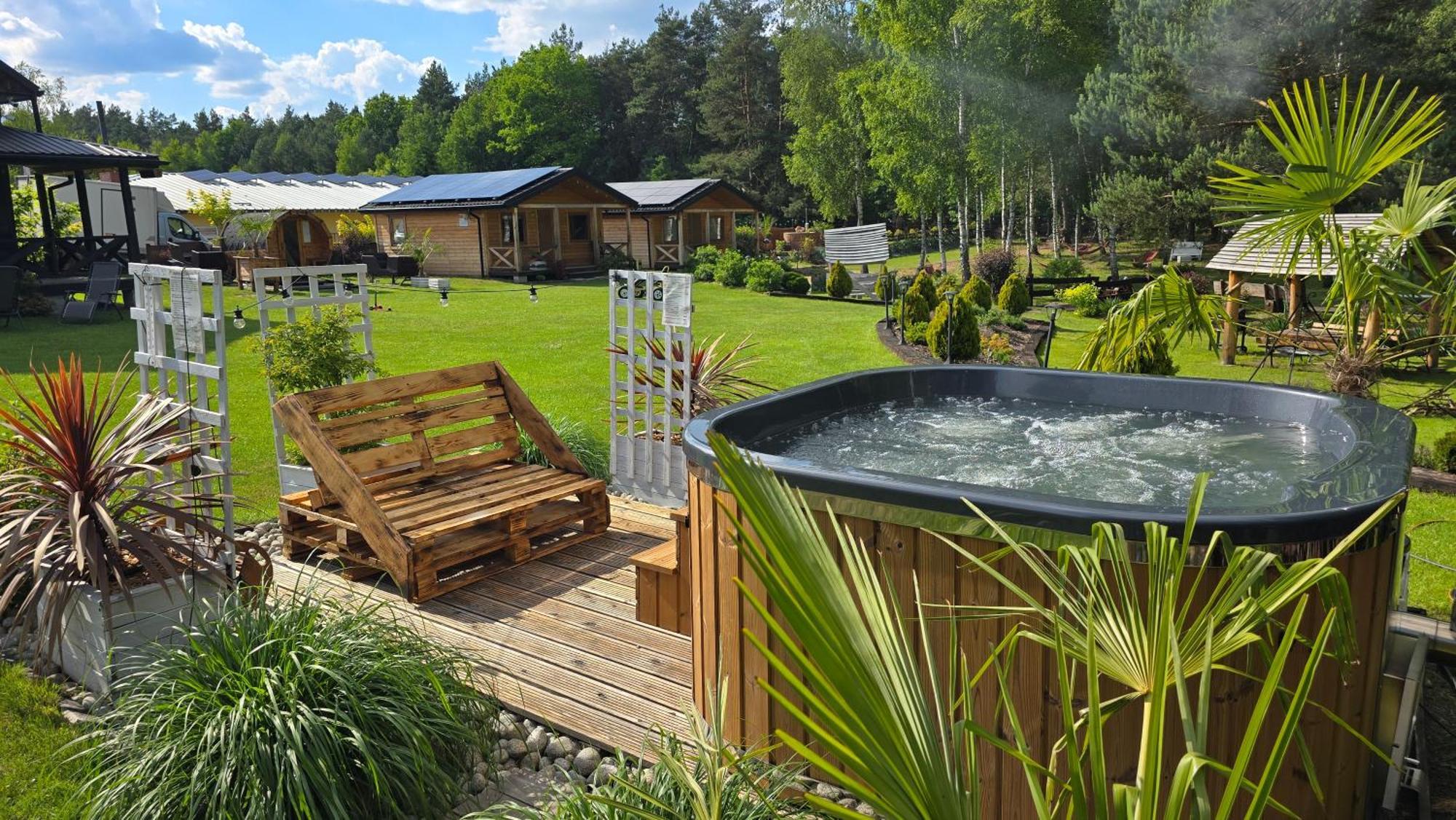 Vip Village Las Woda Rower - Podgrzewany Basen, Balia, Sauna Miedzierza Экстерьер фото